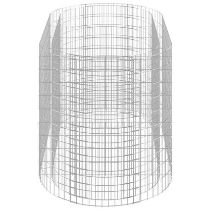 Gabionen-Hochbeet Verzinktes Eisen 200x100x100 cm - Pazzar.ch