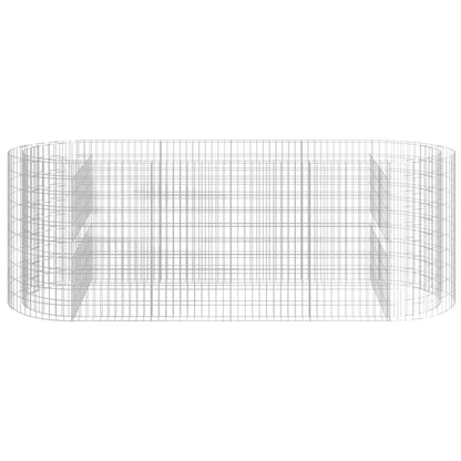 Gabionen-Hochbeet Verzinktes Eisen 300x100x100 cm - Pazzar.ch