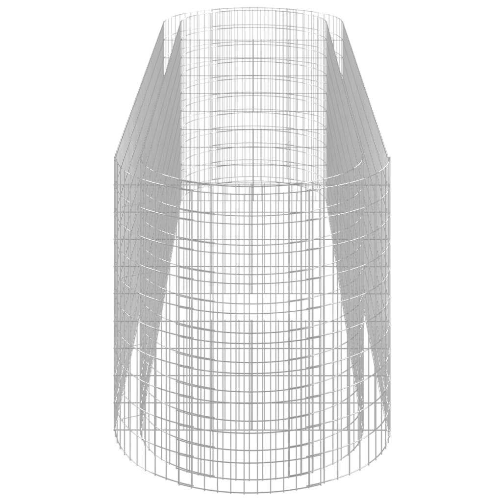Gabionen-Hochbeet Verzinktes Eisen 400x100x100 cm - Pazzar.ch