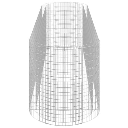 Gabionen-Hochbeet Verzinktes Eisen 400x100x100 cm - Pazzar.ch