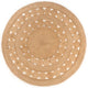 Teppich Geflochten Jute 210 cm Rund