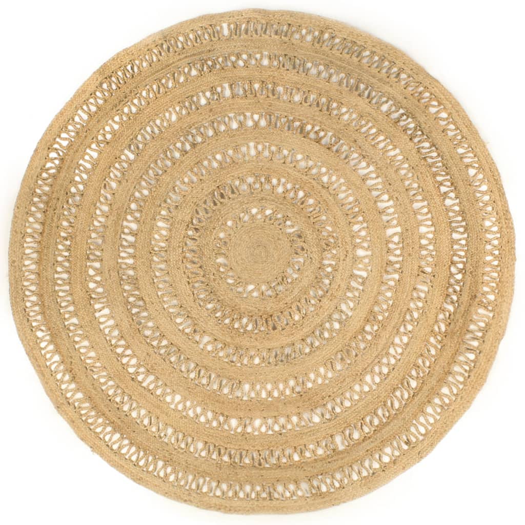Teppich Handgefertigt Geflochten Jute 210 cm - Pazzar.ch
