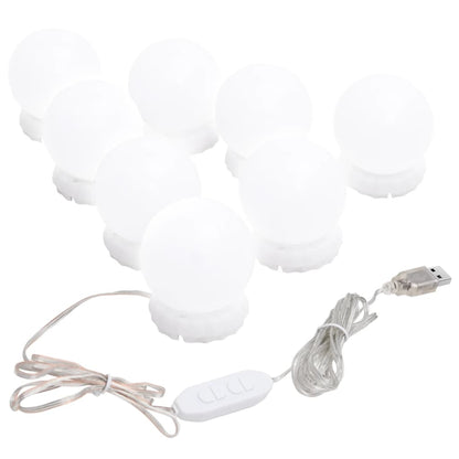 Spiegel mit LED-Leuchten 60x30 cm Glas Oval - Pazzar.ch