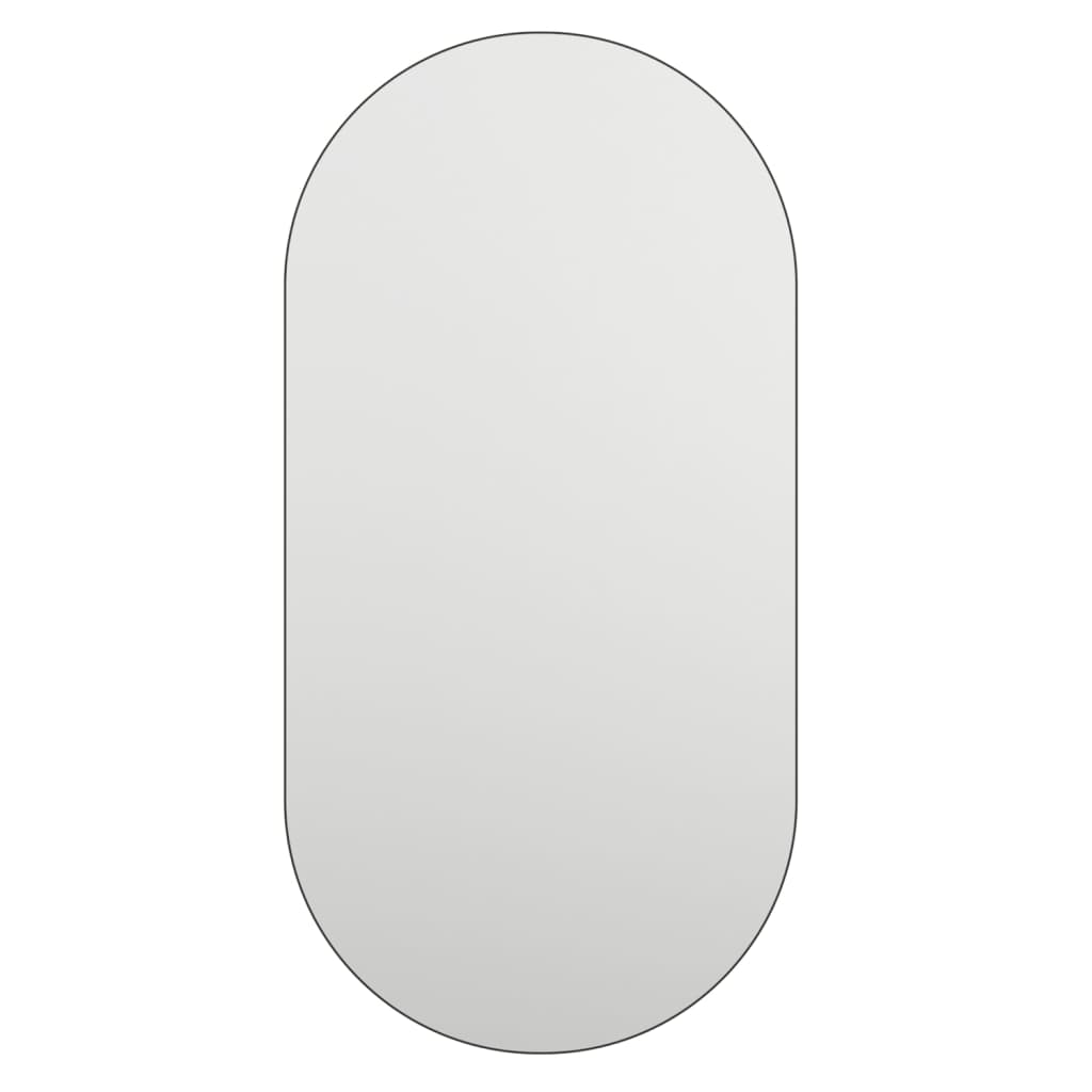 Spiegel mit LED-Leuchten 80x40 cm Glas Oval - Pazzar.ch