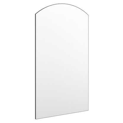 Spiegel mit LED-Leuchten 90x45 cm Glas Bogenförmig - Pazzar.ch