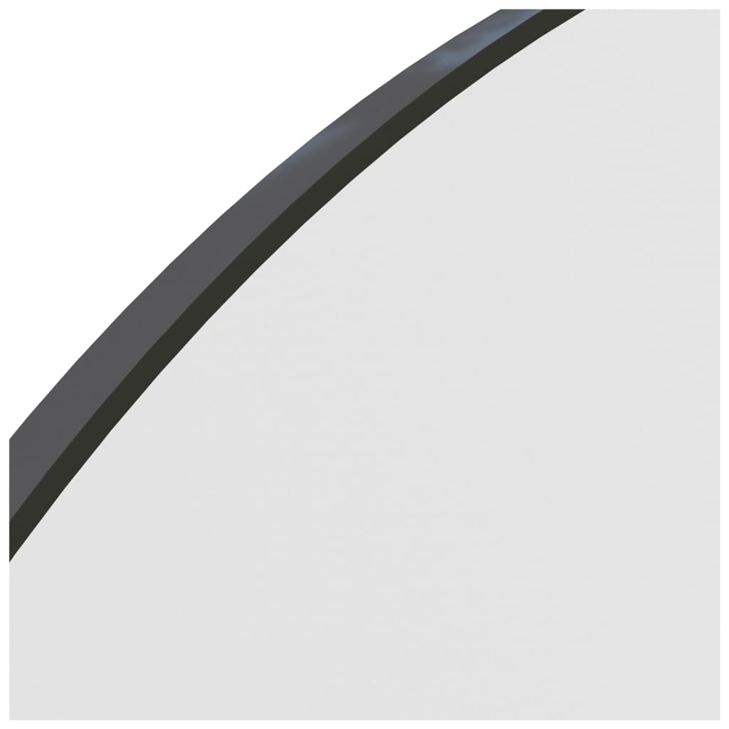 Spiegel mit LED-Leuchten 90x45 cm Glas Bogenförmig - Pazzar.ch