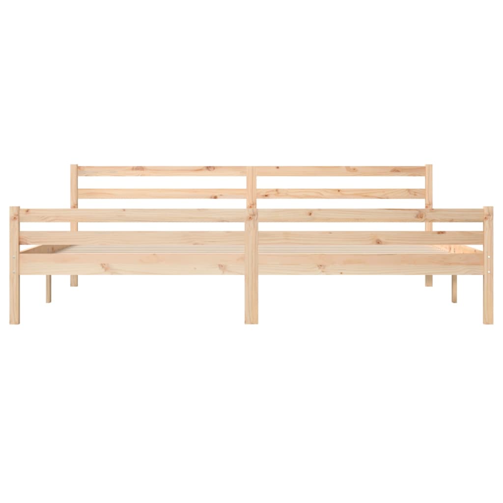 Massivholzbett ohne Matratze 200x200 cm