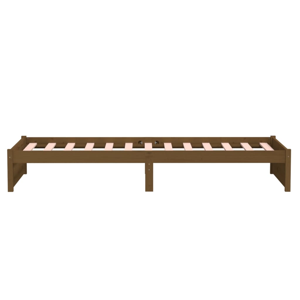 Massivholzbett Honigbraun 90x190 cm - Pazzar.ch