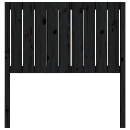 Kopfteil Schwarz 95,5x4x100 cm Massivholz Kiefer - Pazzar.ch