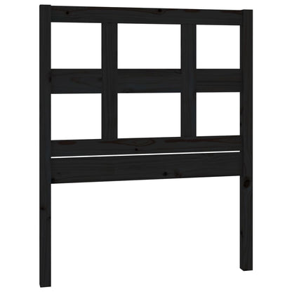Kopfteil Schwarz 95,5x4x100 cm Massivholz Kiefer - Pazzar.ch