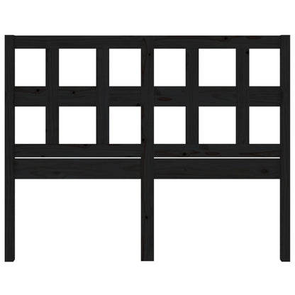 Kopfteil Schwarz 205,5x4x100 cm Massivholz Kiefer - Pazzar.ch