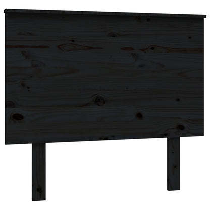 Kopfteil Schwarz 94x6x82,5 cm Massivholz Kiefer - Pazzar.ch