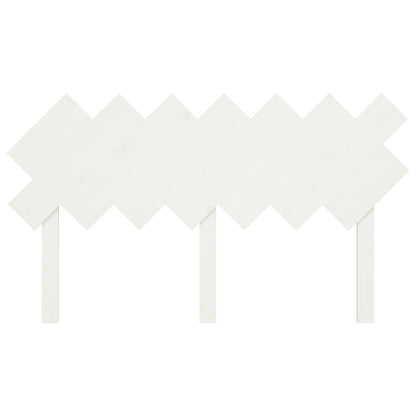 Bett-Kopfteil Weiß 141x3x80,5 cm Massivholz Kiefer - Pazzar.ch