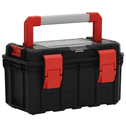 Werkzeugkoffer Schwarz und Rot 45x28x26,5 cm - Pazzar.ch