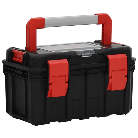 Werkzeugkoffer Schwarz und Rot 45x28x26,5 cm - Pazzar.ch