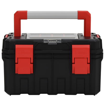 Werkzeugkoffer Schwarz und Rot 45x28x26,5 cm - Pazzar.ch