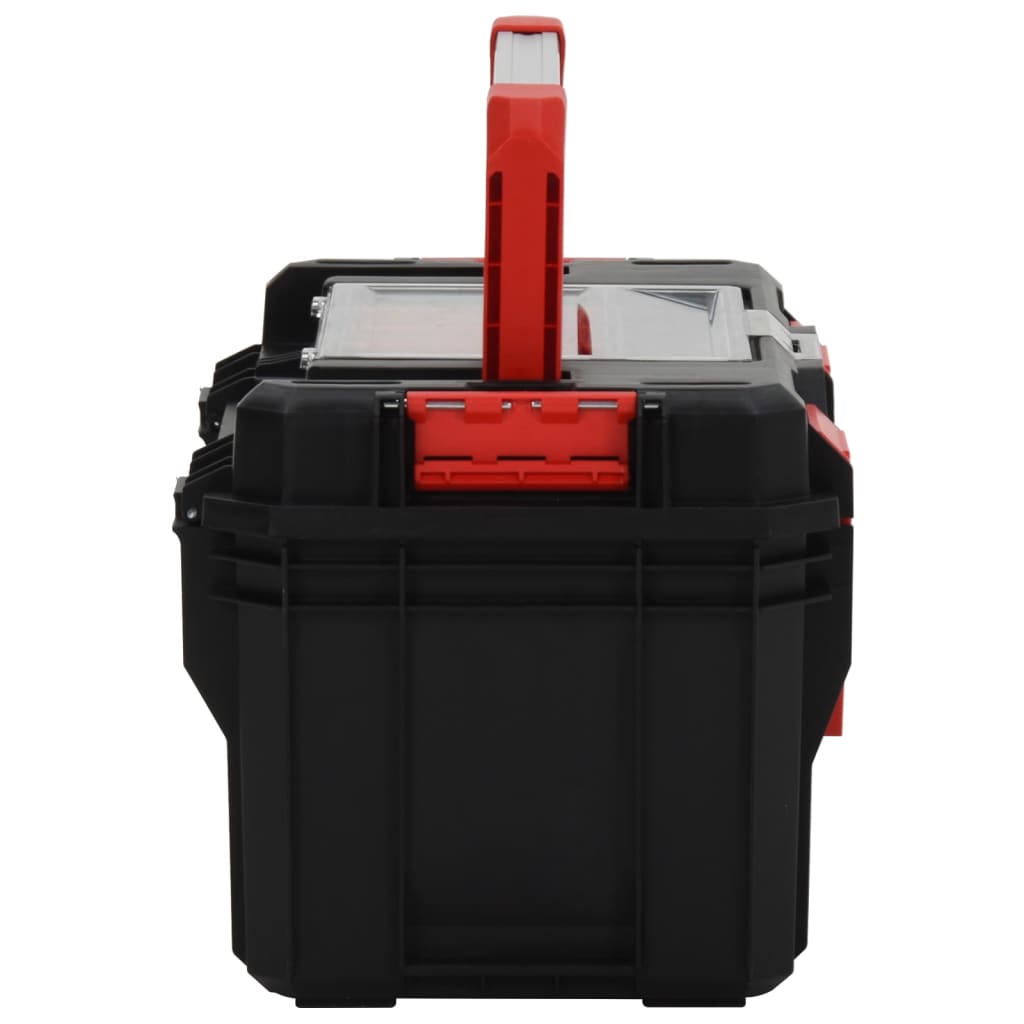 Werkzeugkoffer Schwarz und Rot 45x28x26,5 cm - Pazzar.ch