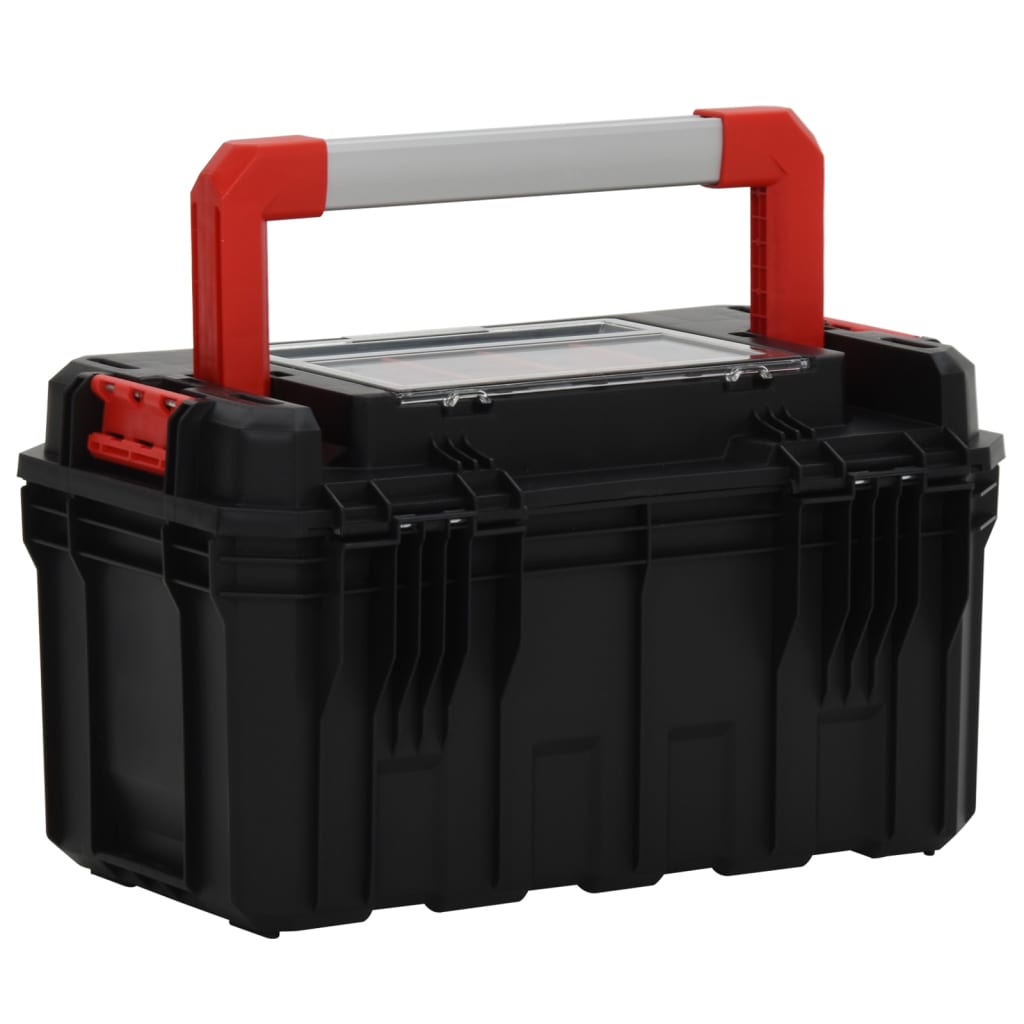 Werkzeugkoffer Schwarz und Rot 45x28x26,5 cm - Pazzar.ch