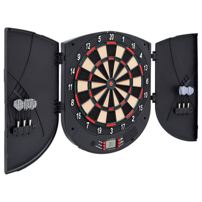 Elektrische Dartscheibe mit Darts Schwarz Polypropylen - Pazzar.ch