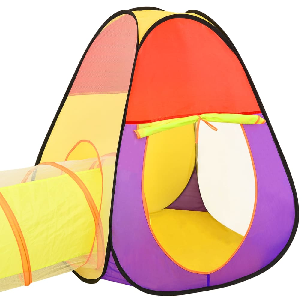 Spielzelt mit 250 Bällen Mehrfarbig 255x80x100 cm - Pazzar.ch