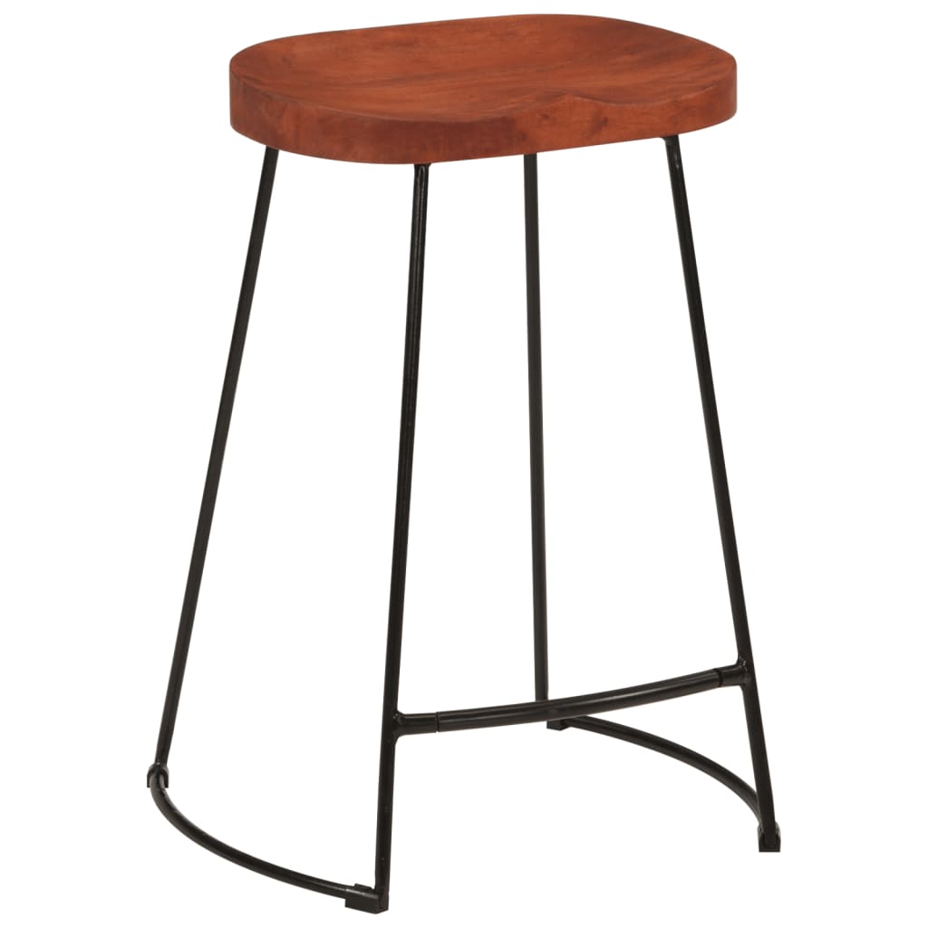 Gavin Barhocker 2 Stk. 45x40x63 cm Massivholz Mango - Pazzar.ch