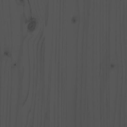 Massivholzbett Grau 75x190 cm - Pazzar.ch