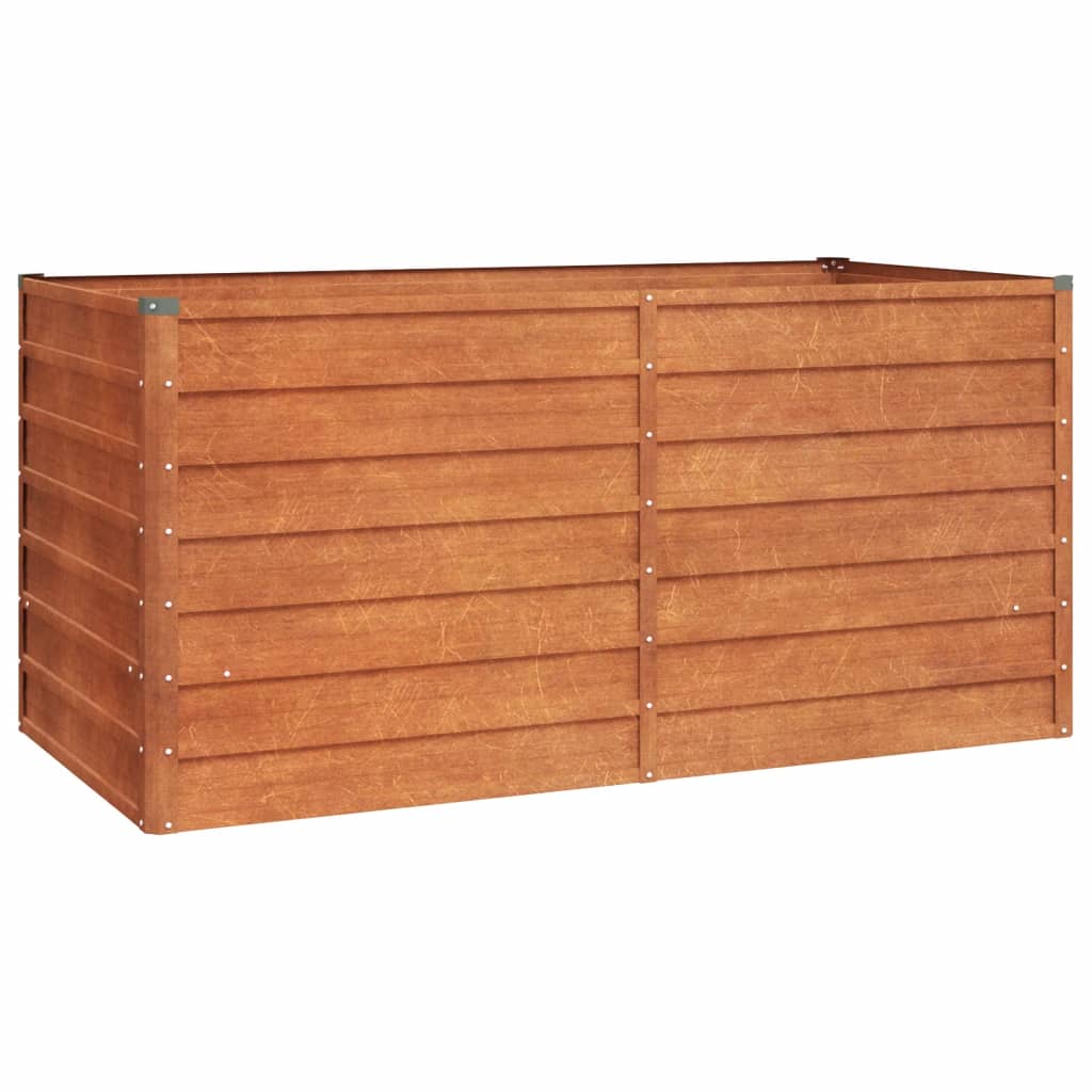 Hochbeet Rostig 160x80x77 cm Cortenstahl - Pazzar.ch