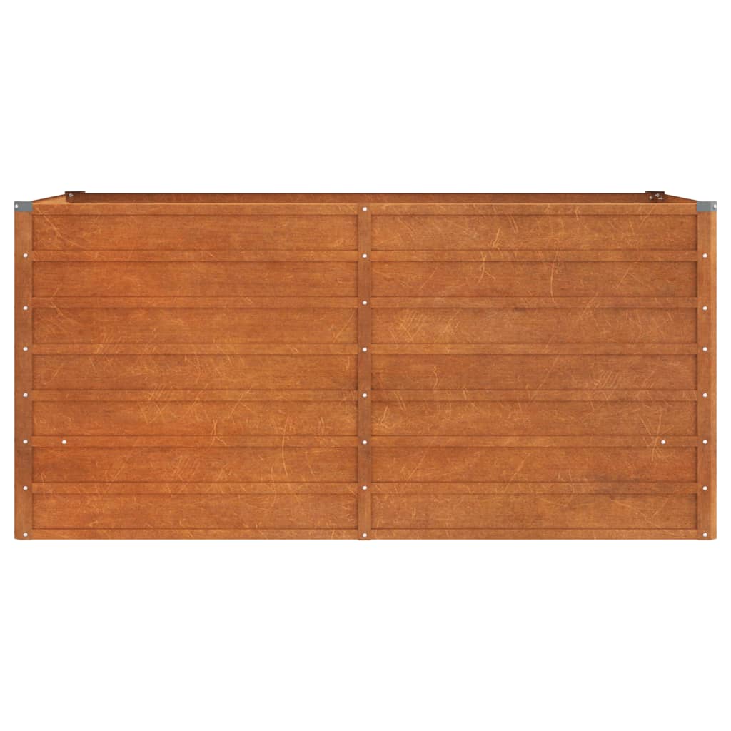 Hochbeet Rostig 160x80x77 cm Cortenstahl - Pazzar.ch