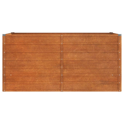 Hochbeet Rostig 160x80x77 cm Cortenstahl - Pazzar.ch