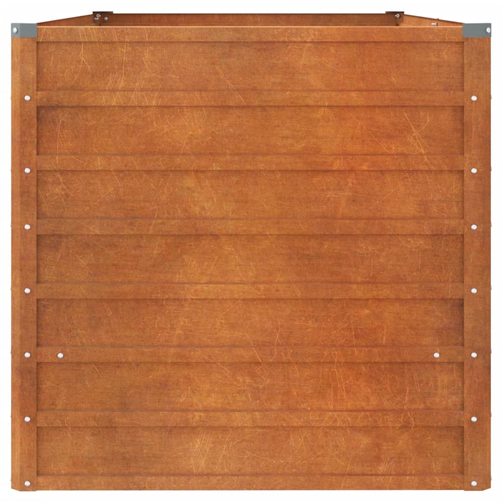Hochbeet Rostig 160x80x77 cm Cortenstahl - Pazzar.ch