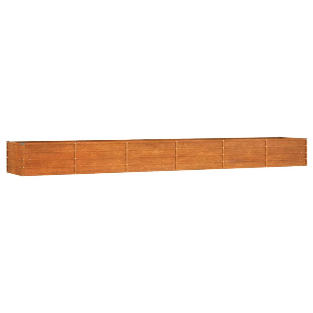 Hochbeet Rostig 480x80x45 cm Cortenstahl - Pazzar.ch