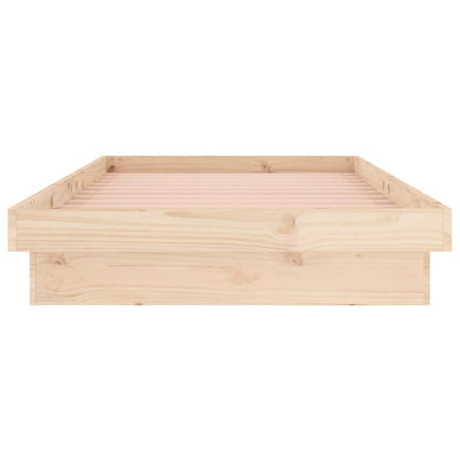 Massivholzbett mit LED-Beleuchtung 100x200 cm - Pazzar.ch