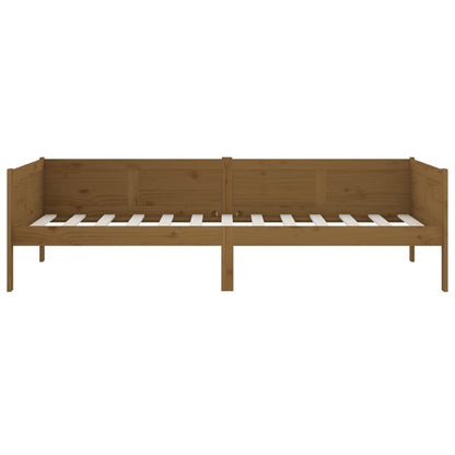Tagesbett Honigbraun Massivholz Kiefer 90x190 cm - Pazzar.ch