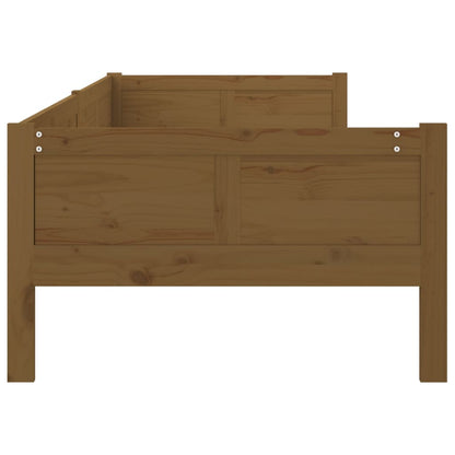 Tagesbett Honigbraun Massivholz Kiefer 90x190 cm - Pazzar.ch