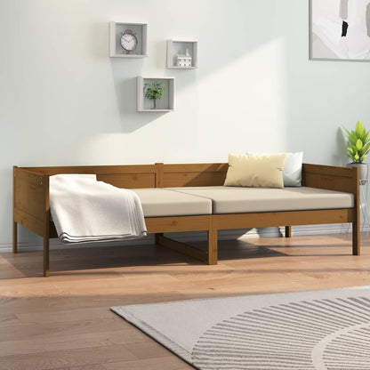 Tagesbett Honigbraun Massivholz Kiefer 90x190 cm - Pazzar.ch