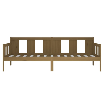 Tagesbett Honigbraun Massivholz Kiefer 90x200 cm - Pazzar.ch