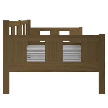 Tagesbett Honigbraun Massivholz Kiefer 90x190 cm - Pazzar.ch