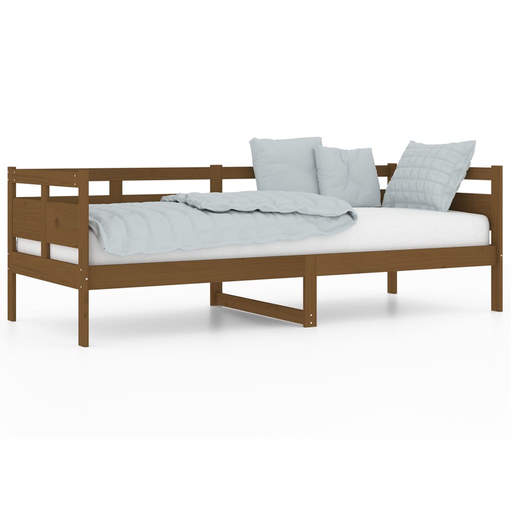 Tagesbett Honigbraun Massivholz Kiefer 80x200 cm - Pazzar.ch