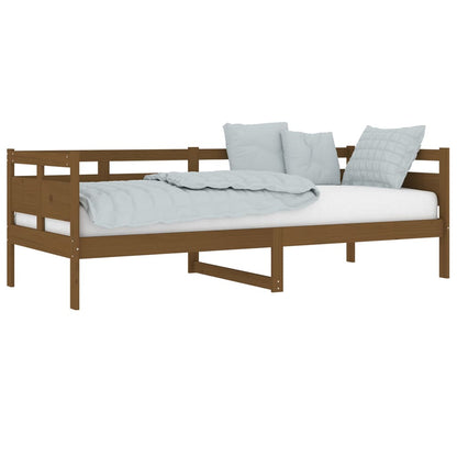 Tagesbett Honigbraun Massivholz Kiefer 80x200 cm - Pazzar.ch