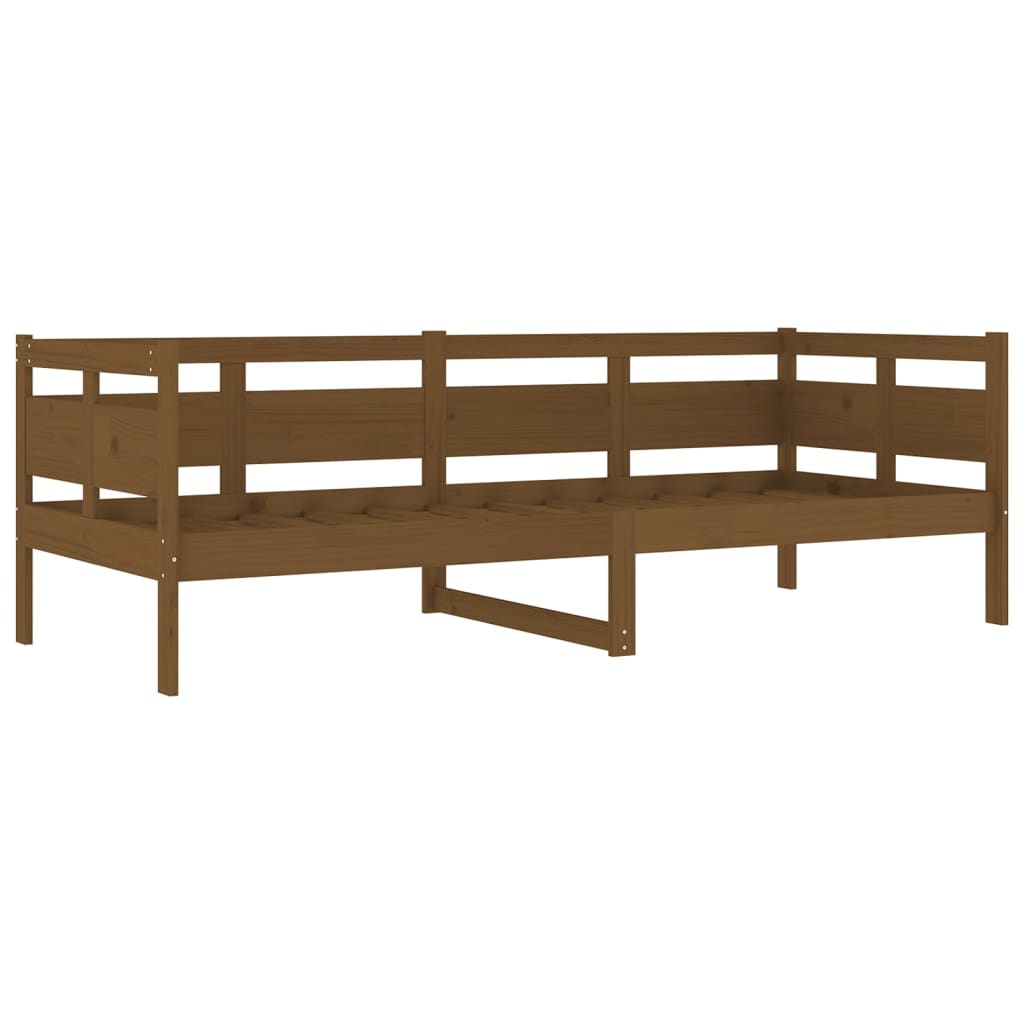 Tagesbett Honigbraun Massivholz Kiefer 80x200 cm - Pazzar.ch