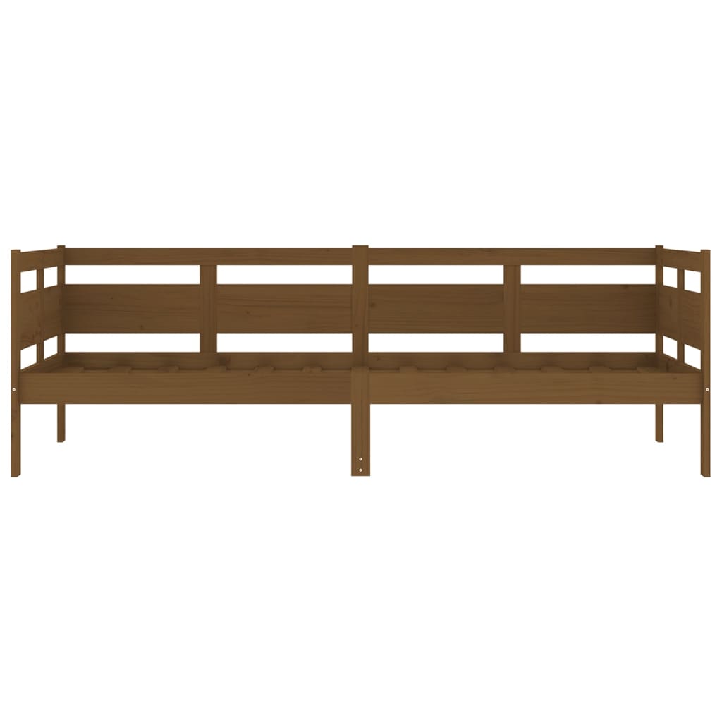 Tagesbett Honigbraun Massivholz Kiefer 80x200 cm - Pazzar.ch