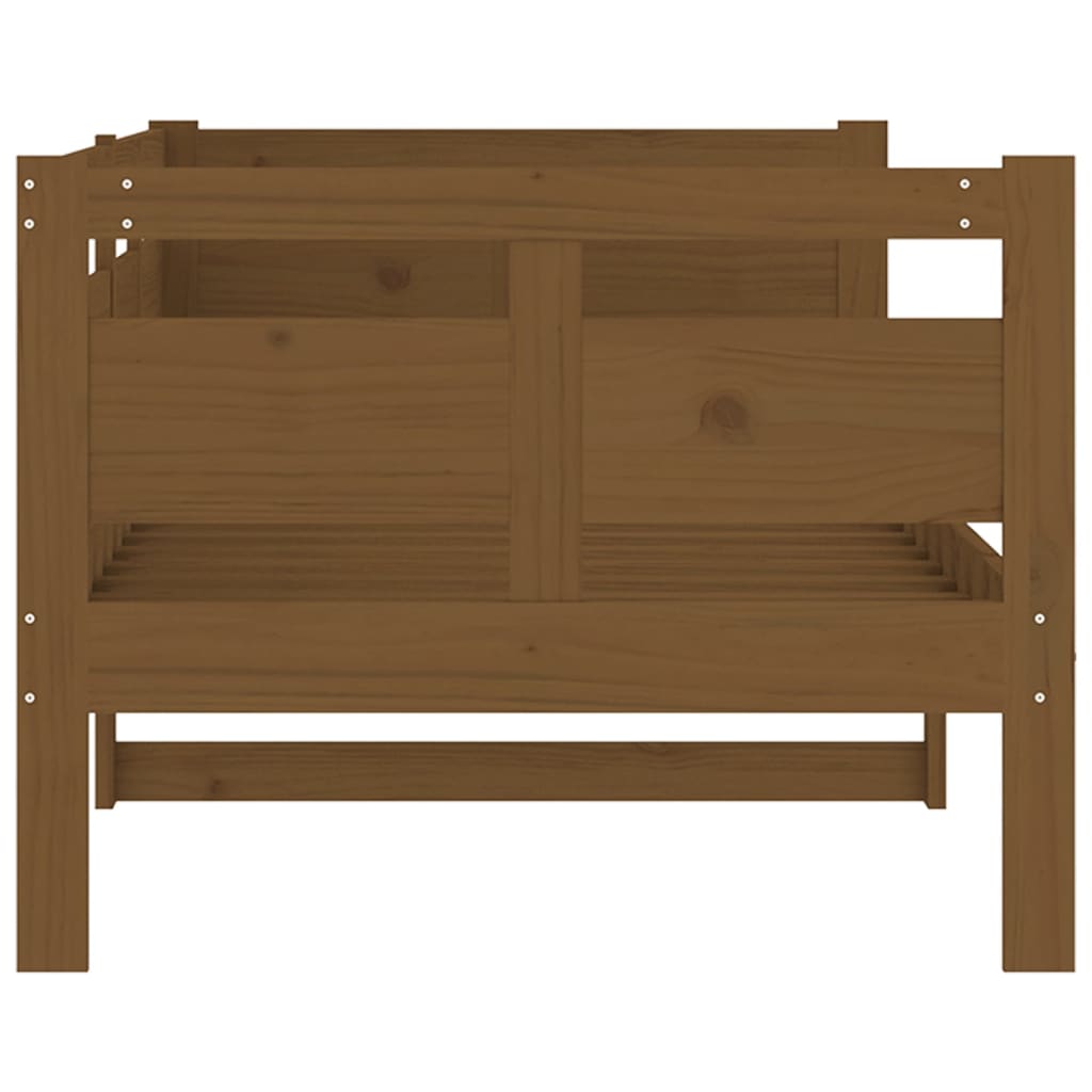 Tagesbett Honigbraun Massivholz Kiefer 80x200 cm - Pazzar.ch