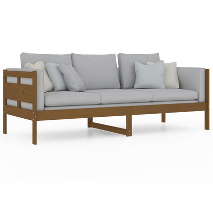 Tagesbett Honigbraun Massivholz Kiefer 80x200 cm - Pazzar.ch