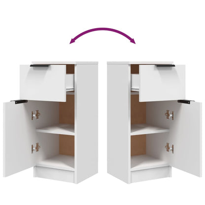 Sideboard Weiß 30x30x70 cm Holzwerkstoff - Pazzar.ch