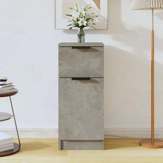 Sideboard Betongrau 30x30x70 cm Holzwerkstoff - Pazzar.ch