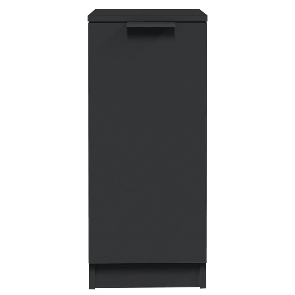 Sideboards 2 Stk. Schwarz 30x30x70 cm Holzwerkstoff