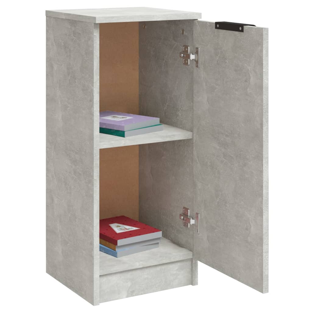 Sideboards 2 Stk. Betongrau 30x30x70 cm Holzwerkstoff - Pazzar.ch