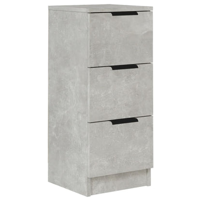 Sideboard Betongrau 30x30x70 cm Holzwerkstoff - Pazzar.ch