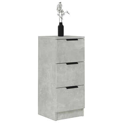 Sideboard Betongrau 30x30x70 cm Holzwerkstoff - Pazzar.ch