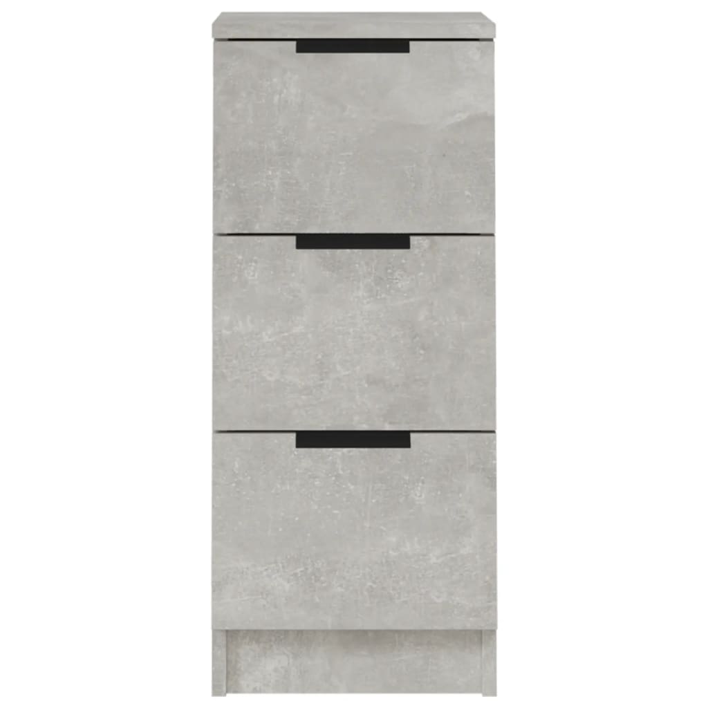 Sideboard Betongrau 30x30x70 cm Holzwerkstoff - Pazzar.ch